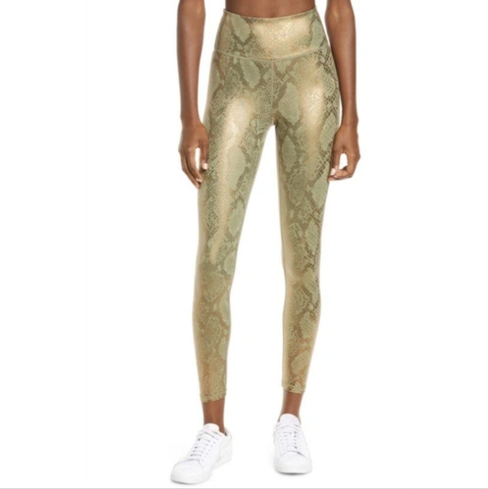 NWT IVL Collective Active Leggings in Oil Green
